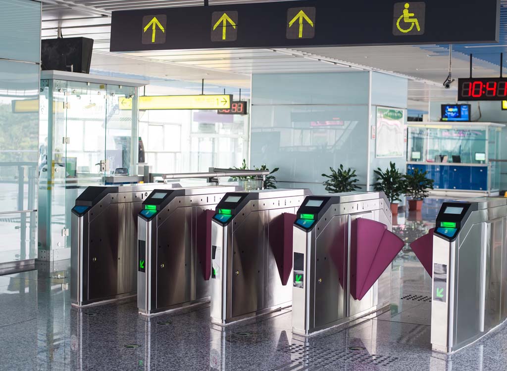 Access Control Flap Barrier System